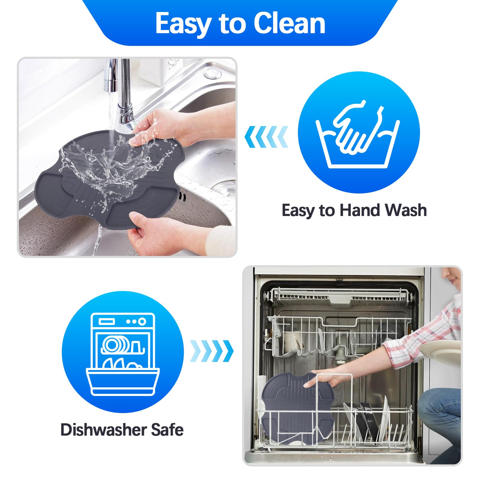 OIXYAZ Compatible Dessous De Plat En Silicone Pour Ninja