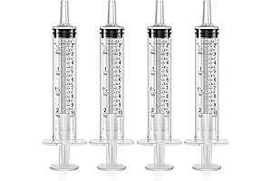 Frienda Large Plastic Syringe Pack - Perfect for Precision Dispensing and Measuring