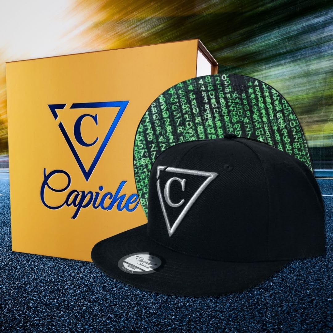 Capiche [99+ VARIACIONES] Gorra Snapback Nueva Colección Special Series Gris Oscuro