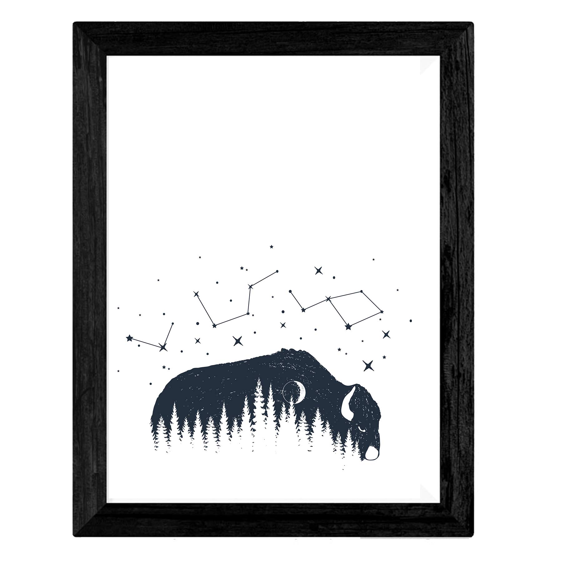 Nacnic Set of 4 prints of Forest Birds. Beautiful nature designs in nordic style. Wall decoration for your home office or shop. A3 - Image 3