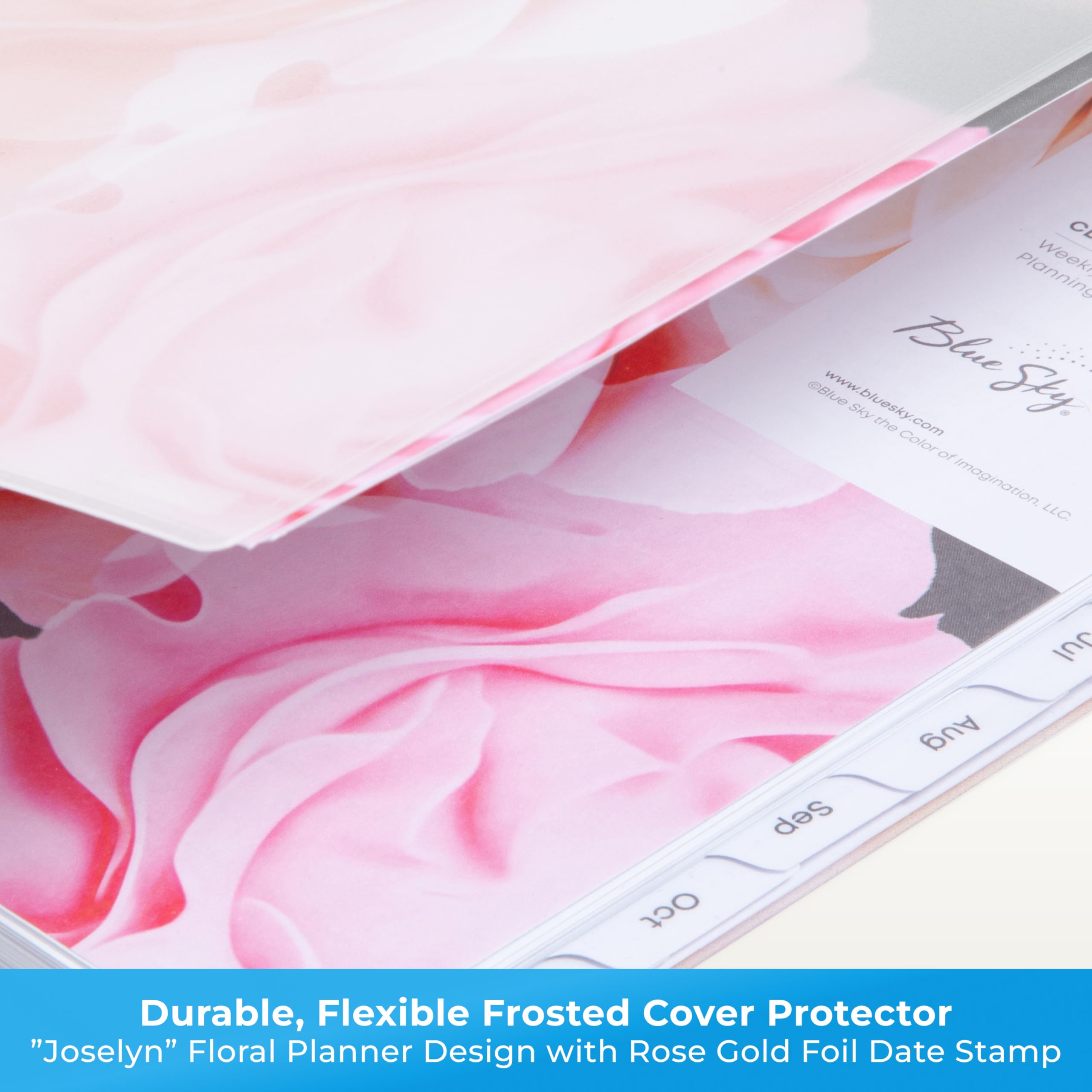 Blue Sky 2026 Weekly and Monthly Planner Calendar, January 2026