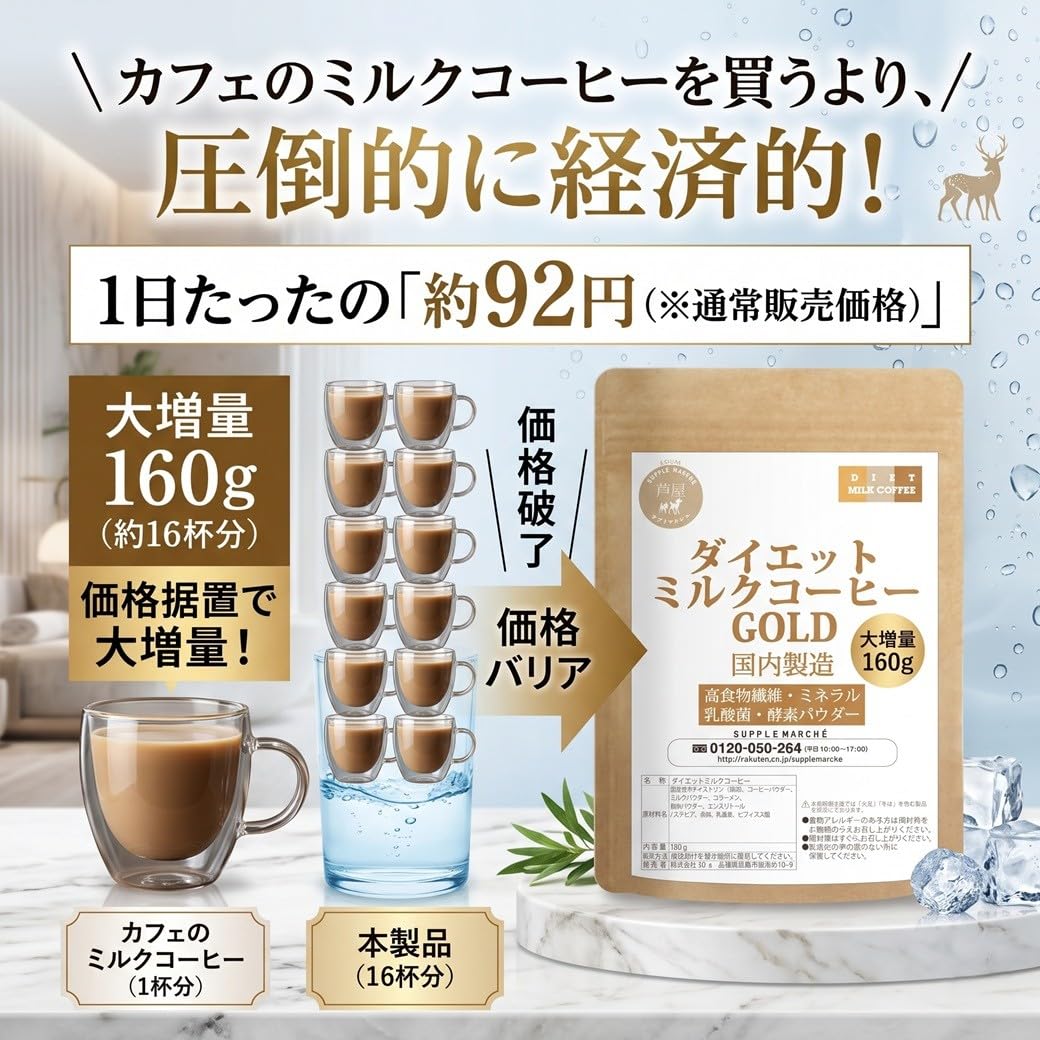 ダイエット食品 ミルクコーヒー味 ダイエット食品 30回分 2袋
