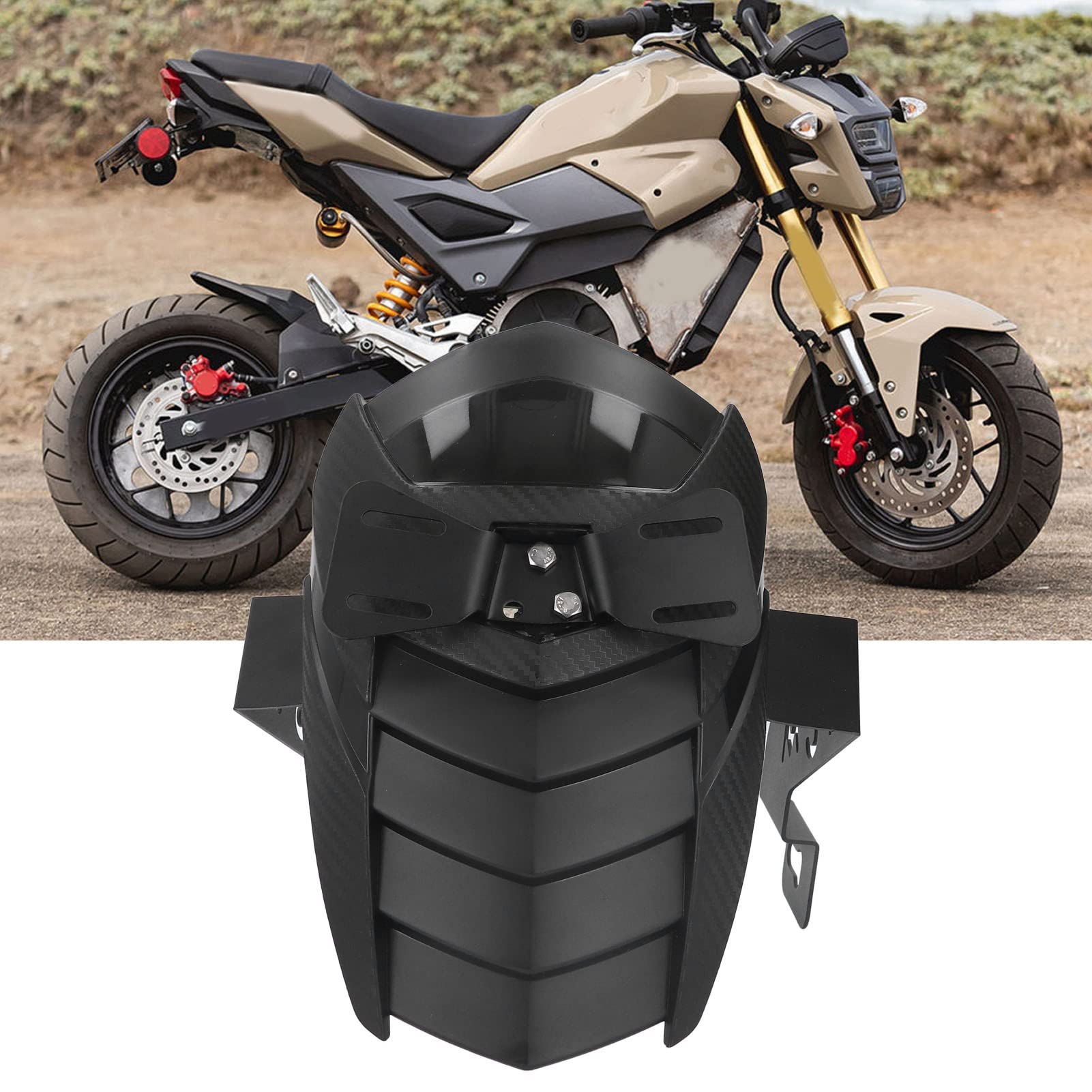 Universal Motorcycle Front Wheel Fender R Black Chrome Tire Position Mudguard Splash Guard For Honda Cg125 Gn125 Cafe Racer I3717222821