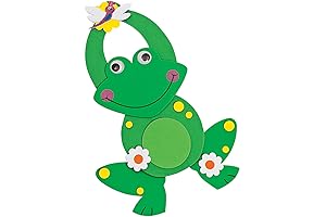 Embellished Frog Foam Door Decoration Craft Kit - 12-Pack
