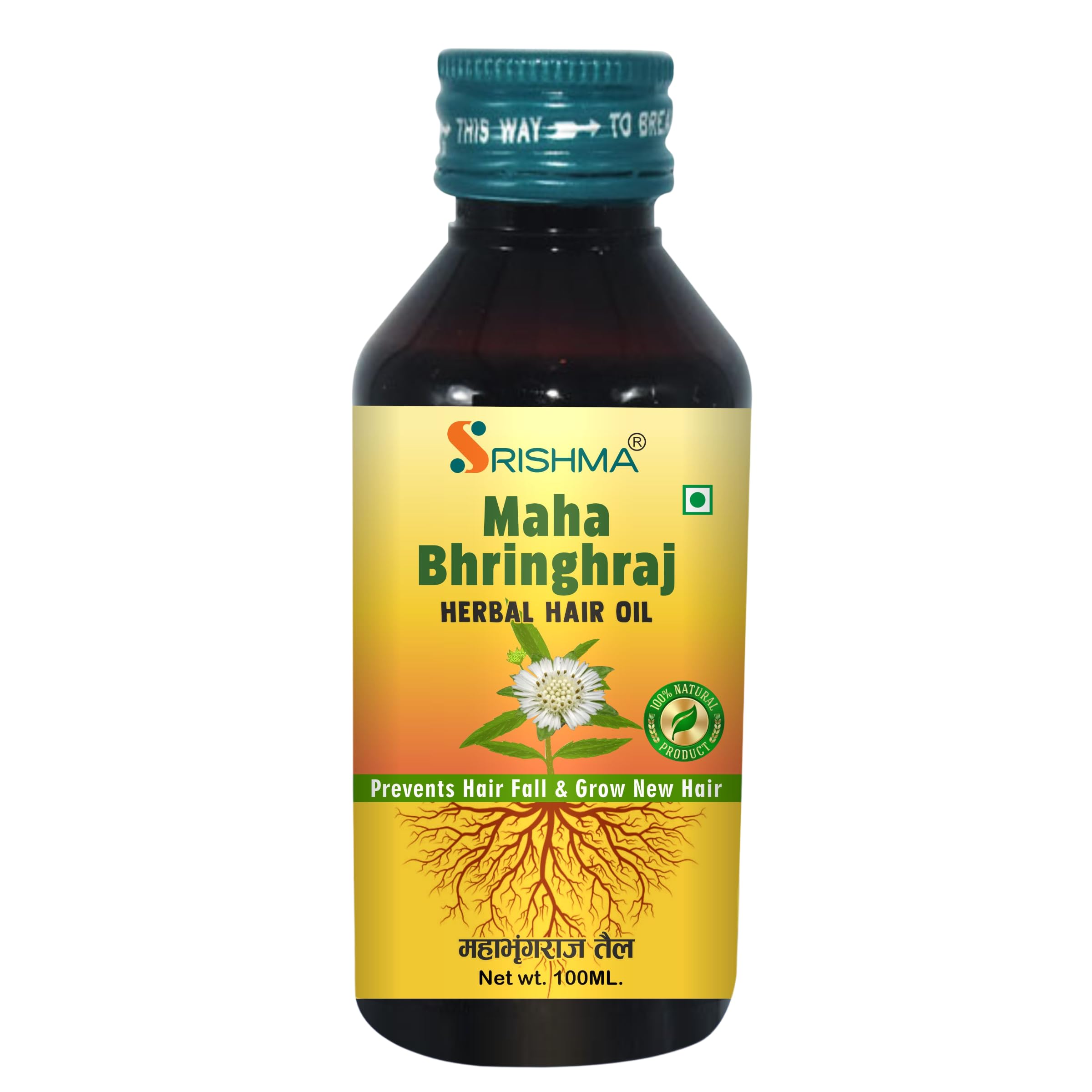 Maha Bhringraj 100 ML Herbal Formula | Natural Scalp Care & Deep Nourishment | Supports Stronger, Healthier Hair | For All Hair Types-picture-28