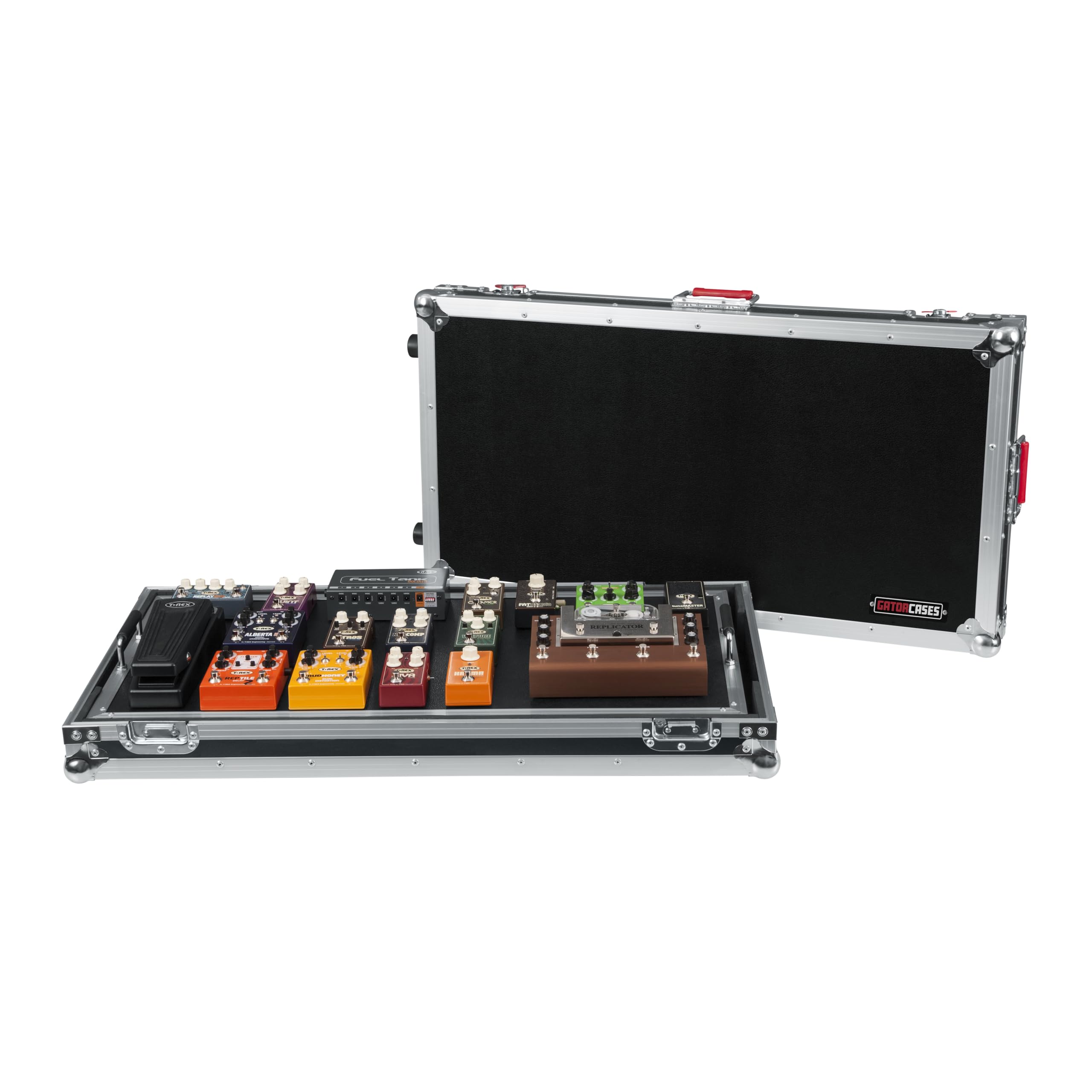 Gator Cases G-TOUR Series Guitare Pedal board avec étui ATA, roues et poignée de traction; Extra Large 32" x 17" (G-TOUR PEDALBOARD-XLGW)