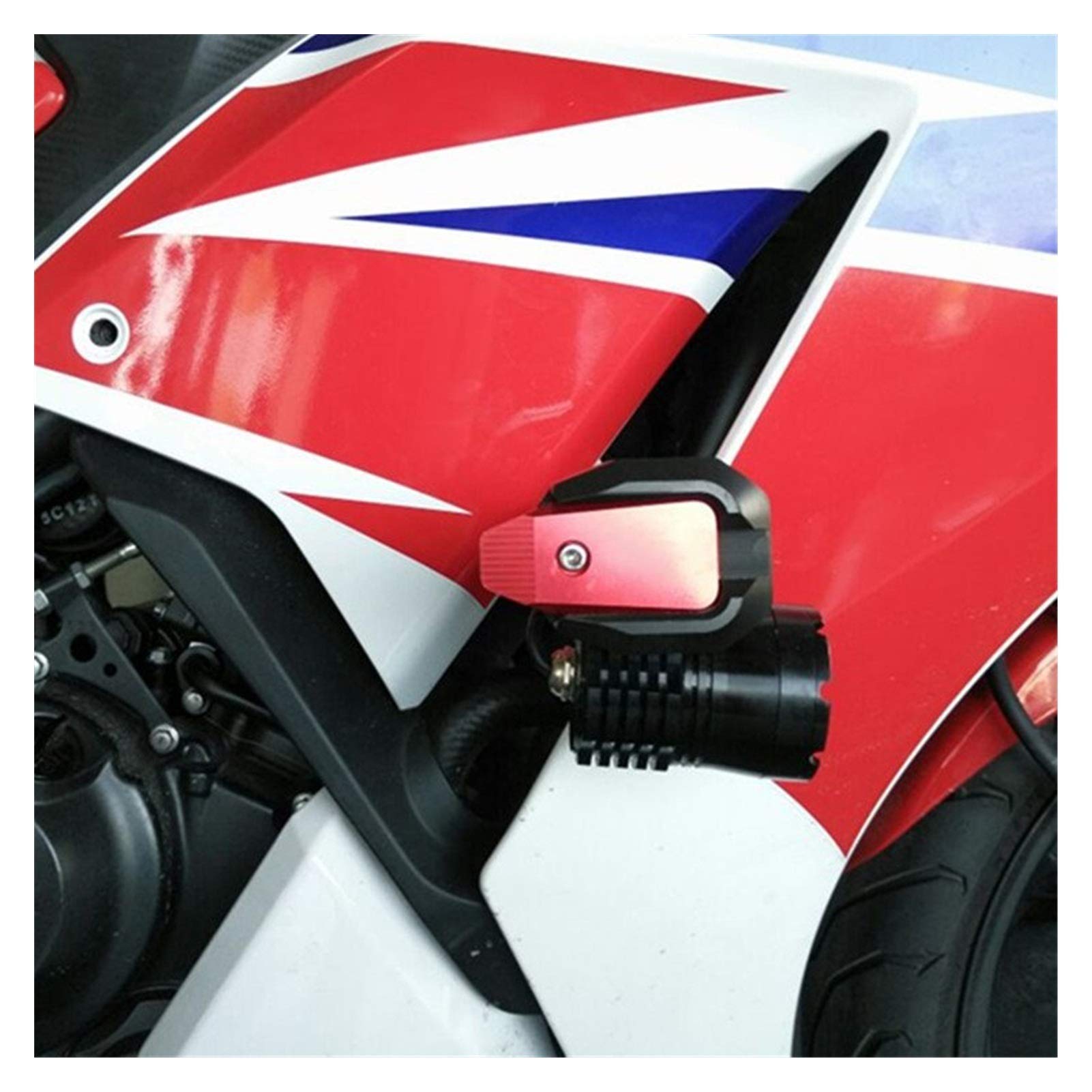 Do KAWASAKI NINJA250SL NINJA 250 SL Slider Frame Sliders osłona silnika osłona ochronna przed upadkiem ochrona przed upadkiem suwak ramy (kolor: Zielony)