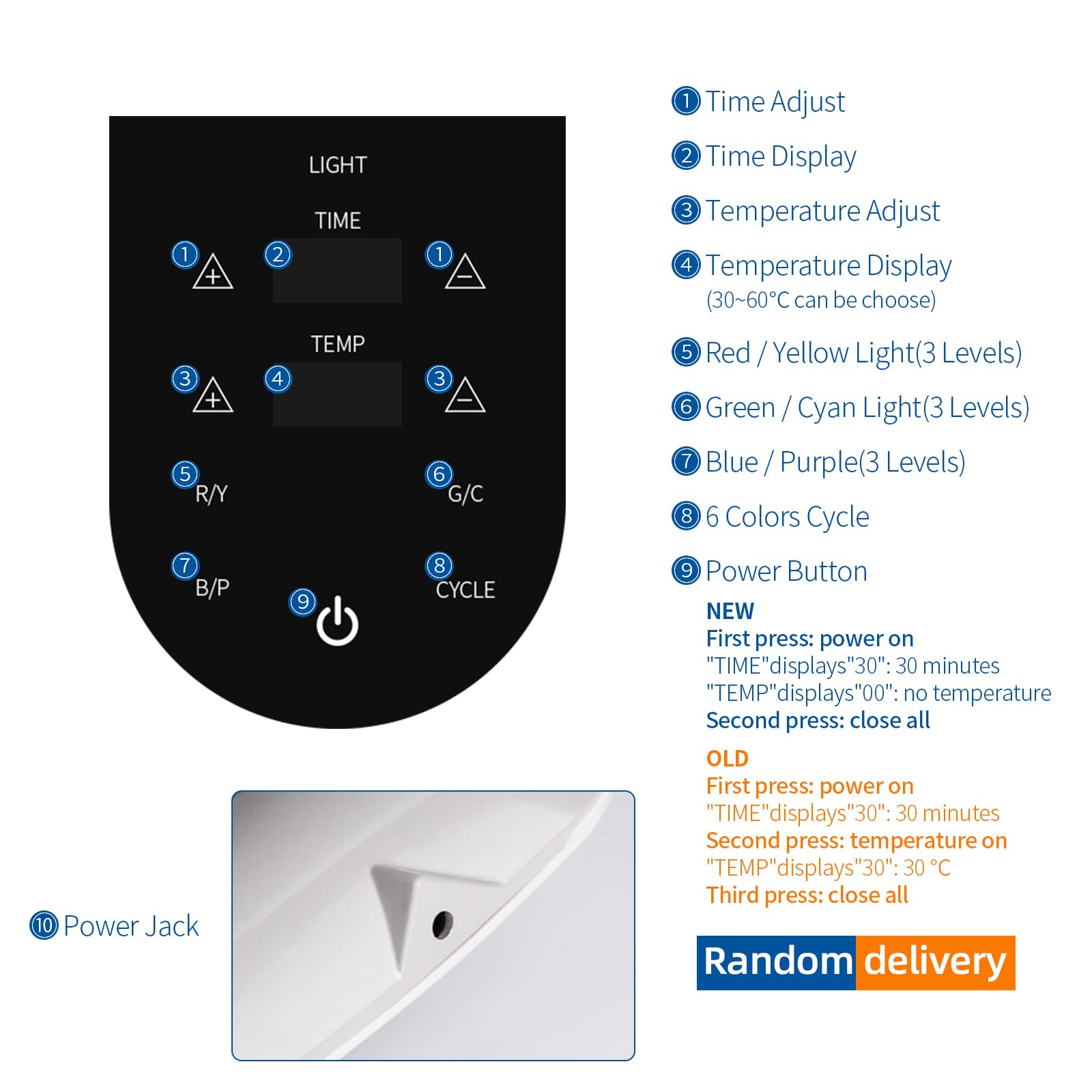 Máquina de fototerapia LED de 7 colores mejorada, PDT Máscar, para enrojecimiento, arrugas, antienvejecimiento, rejuvenecimiento de la piel