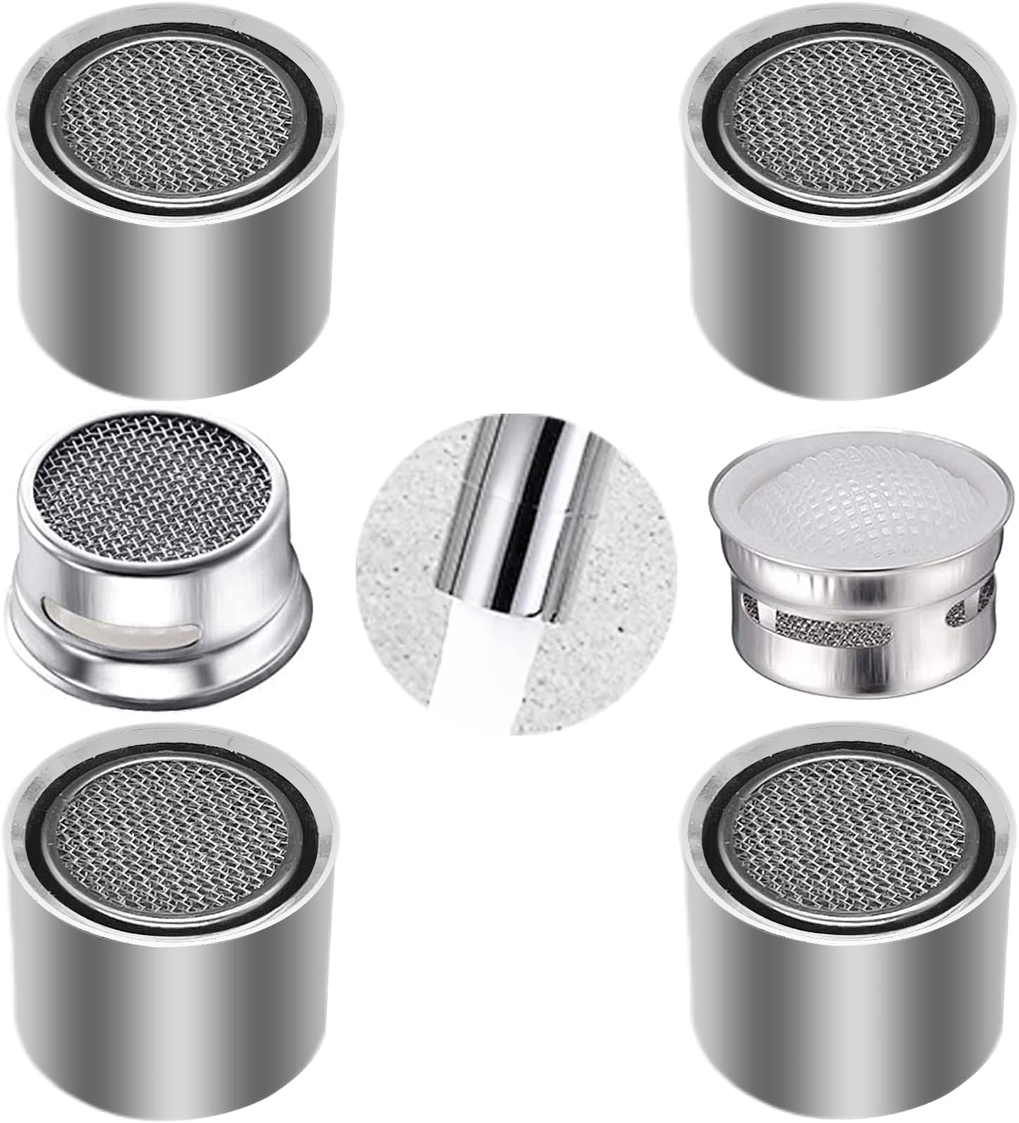 uxcell M16x1.0mm Faucet Aerators Universal Female Faucet Aerator Nozzle ...