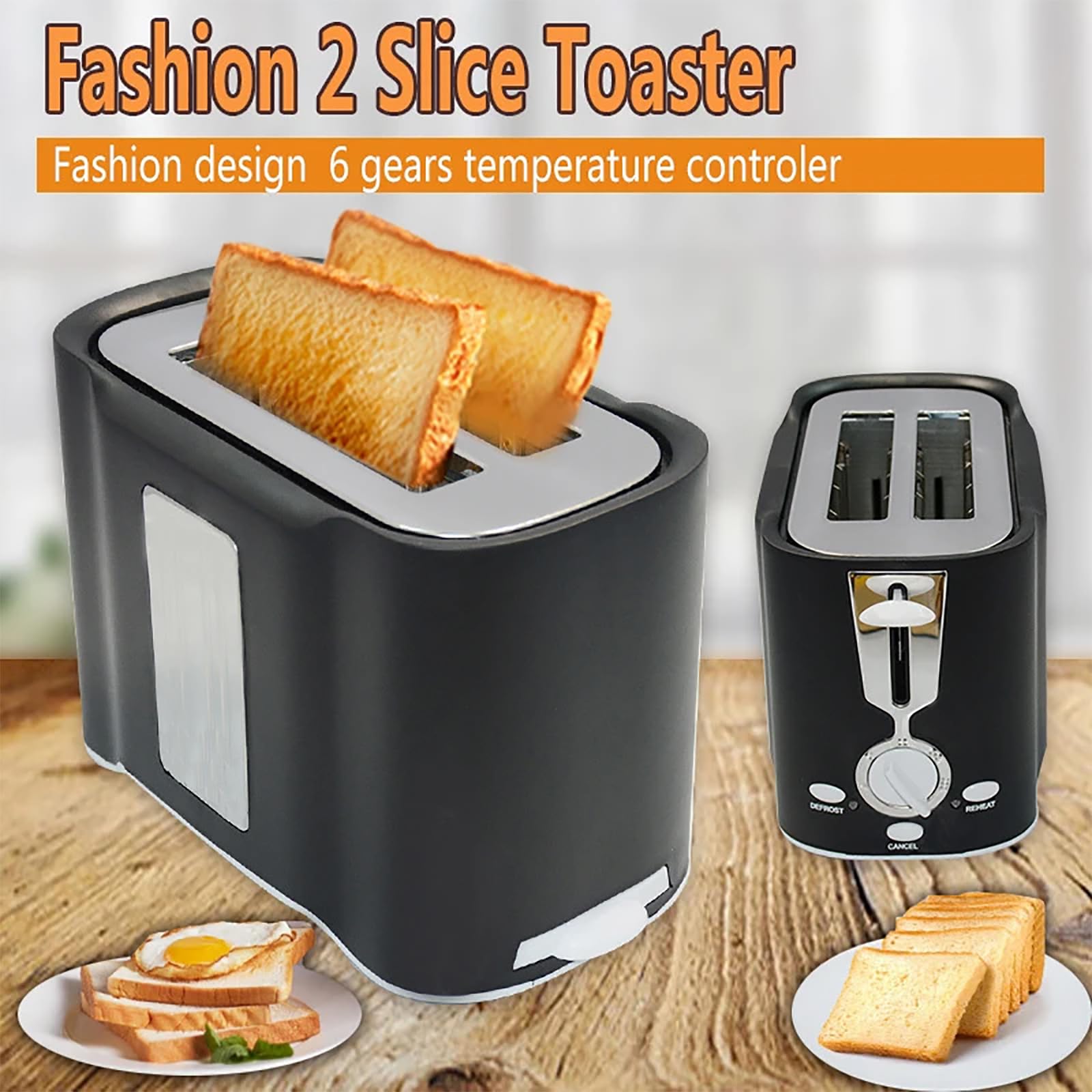 Tostadora Comercial Para Restaurante, Tostadora De Pan Profesional Con Luz Indicadora, Horneado 360 Grados Y Calentamiento Rápido, Bandeja Independiente Extraíble Y Fácil De Limpiar, Para Buffets