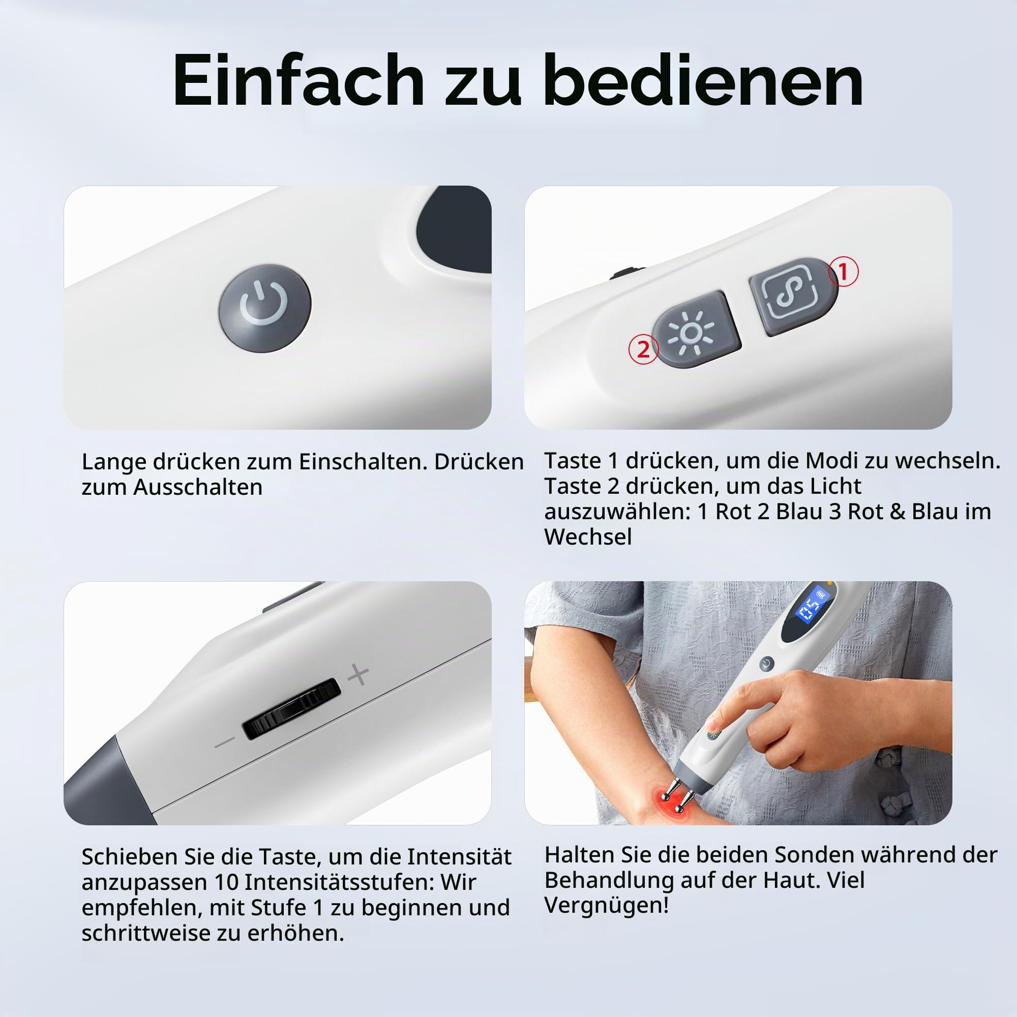 Elektronischer Akupunkturstift Akupressurstift wiederaufladbar‌