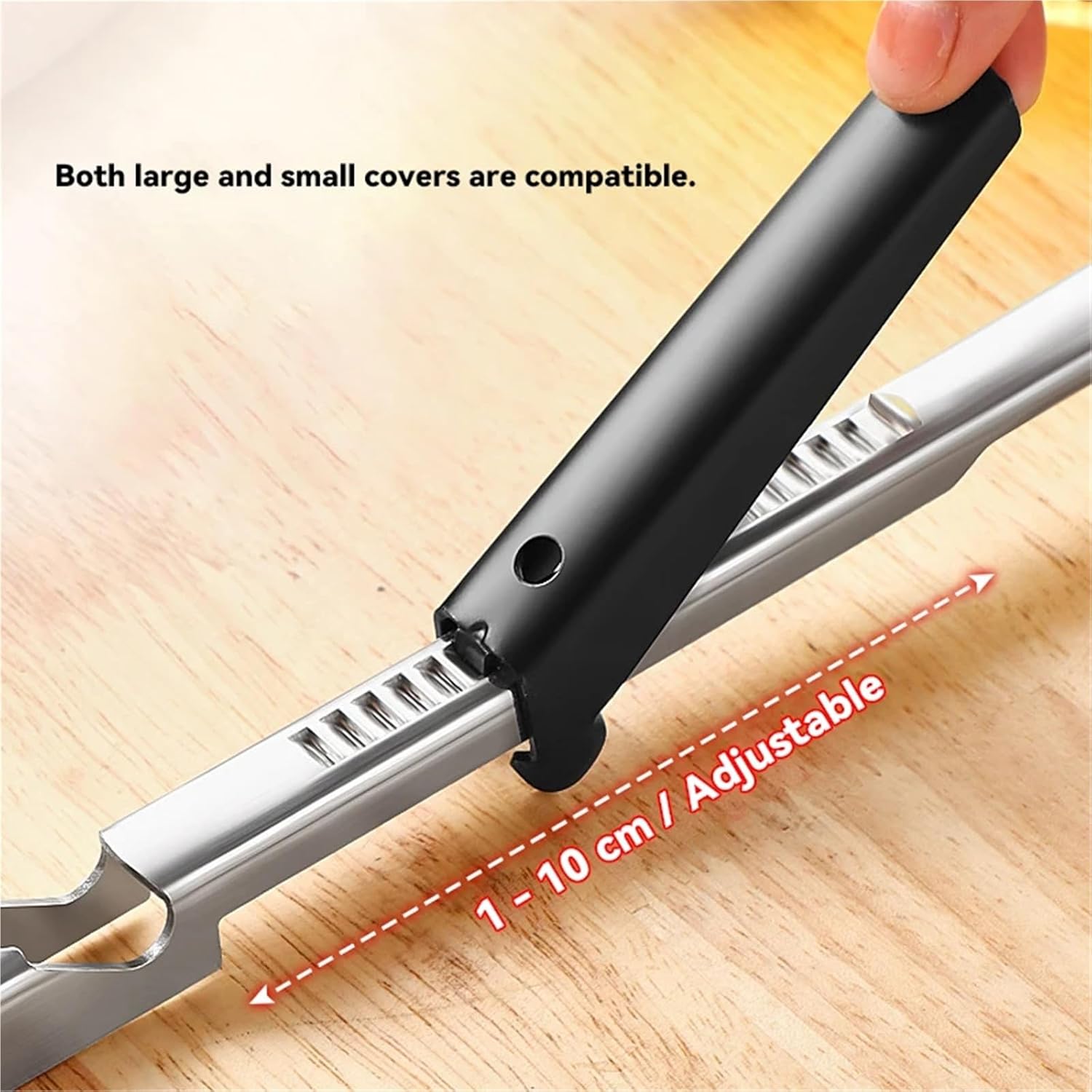 Adjustable Stainless Steel Practical Can Seal Lid Remover Bottle Jar Opener