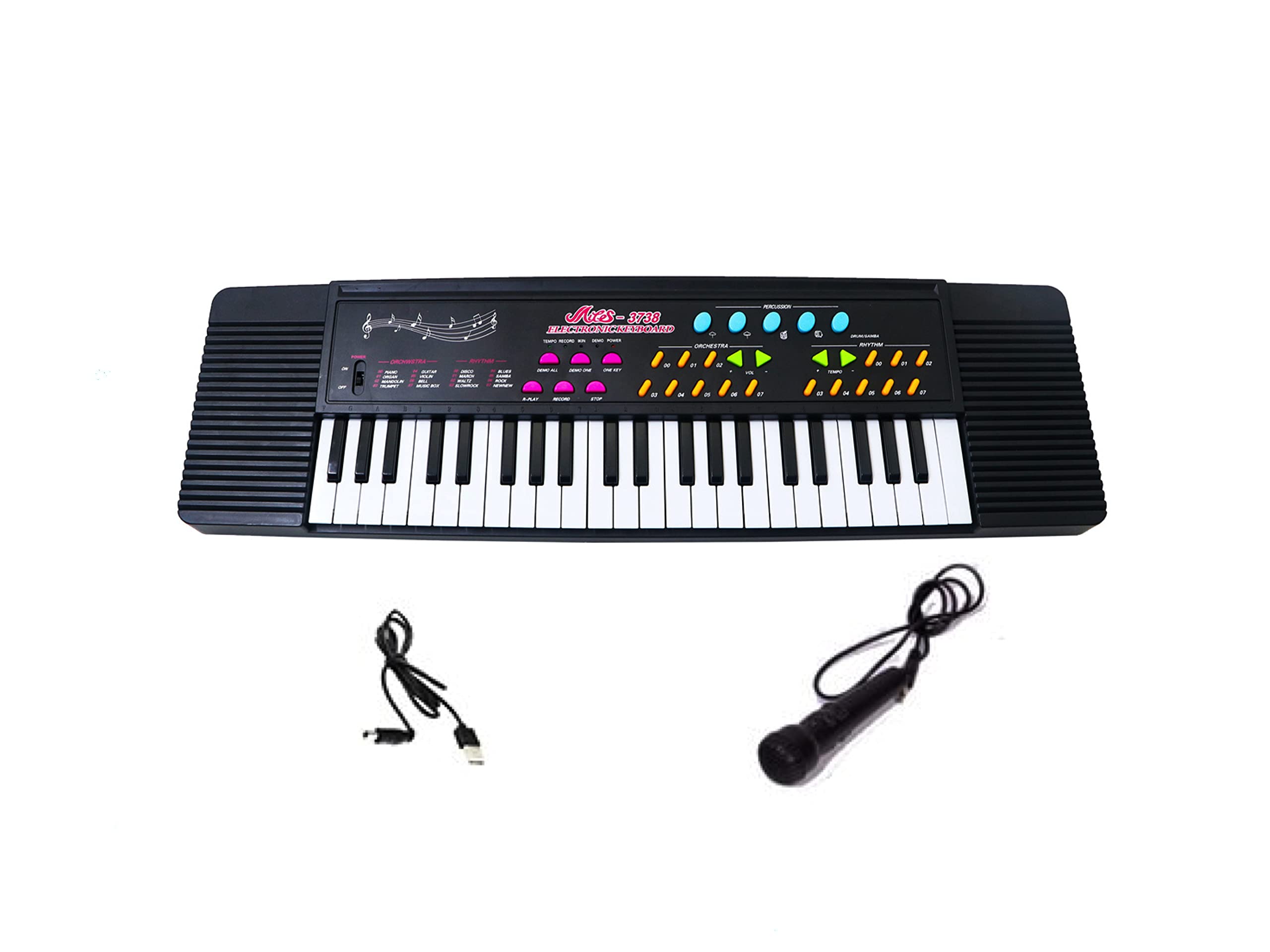 HEXAR Digital Electronic Piano With Microphone Portable Electronic Keyboard Set