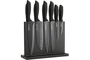Superior Knife Set with Magnetic Block: Enhance Your Culinary Skills