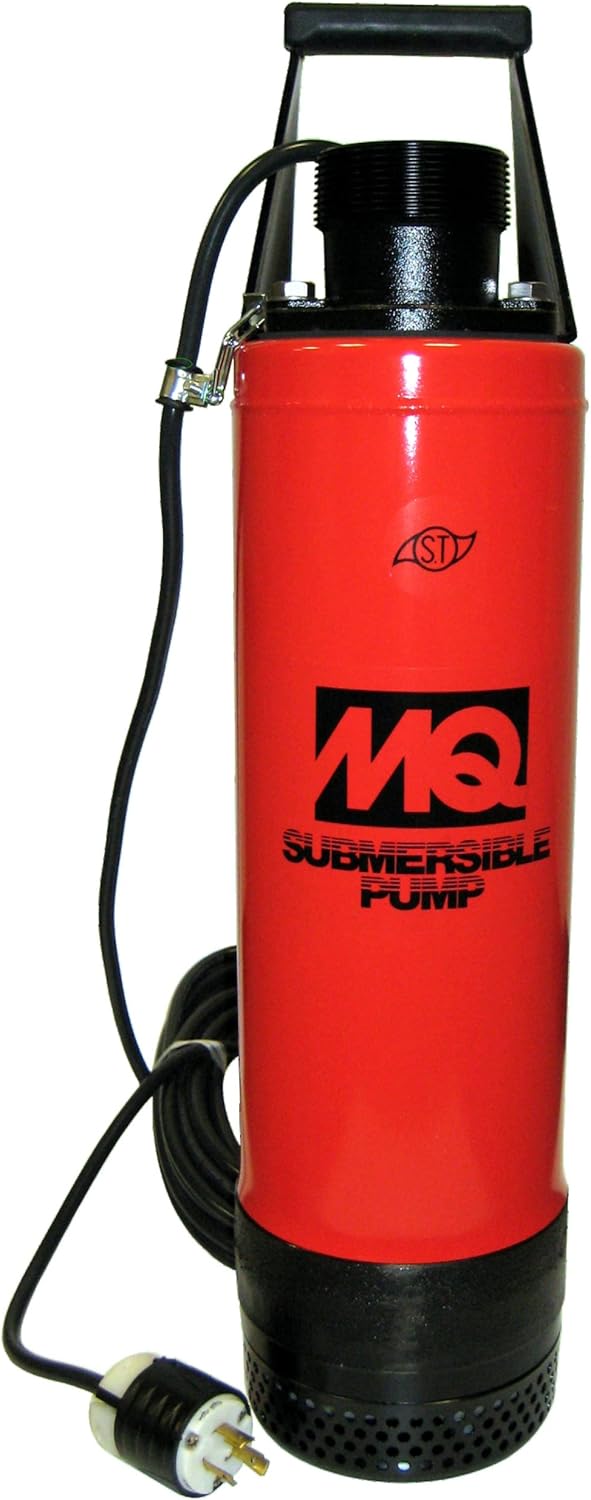 Multiquip ST3020BCUL Centrifugal Single Phase Electric Submersible Pump, 72-Feet Head, 170 GPM, 3-Inch Discharge