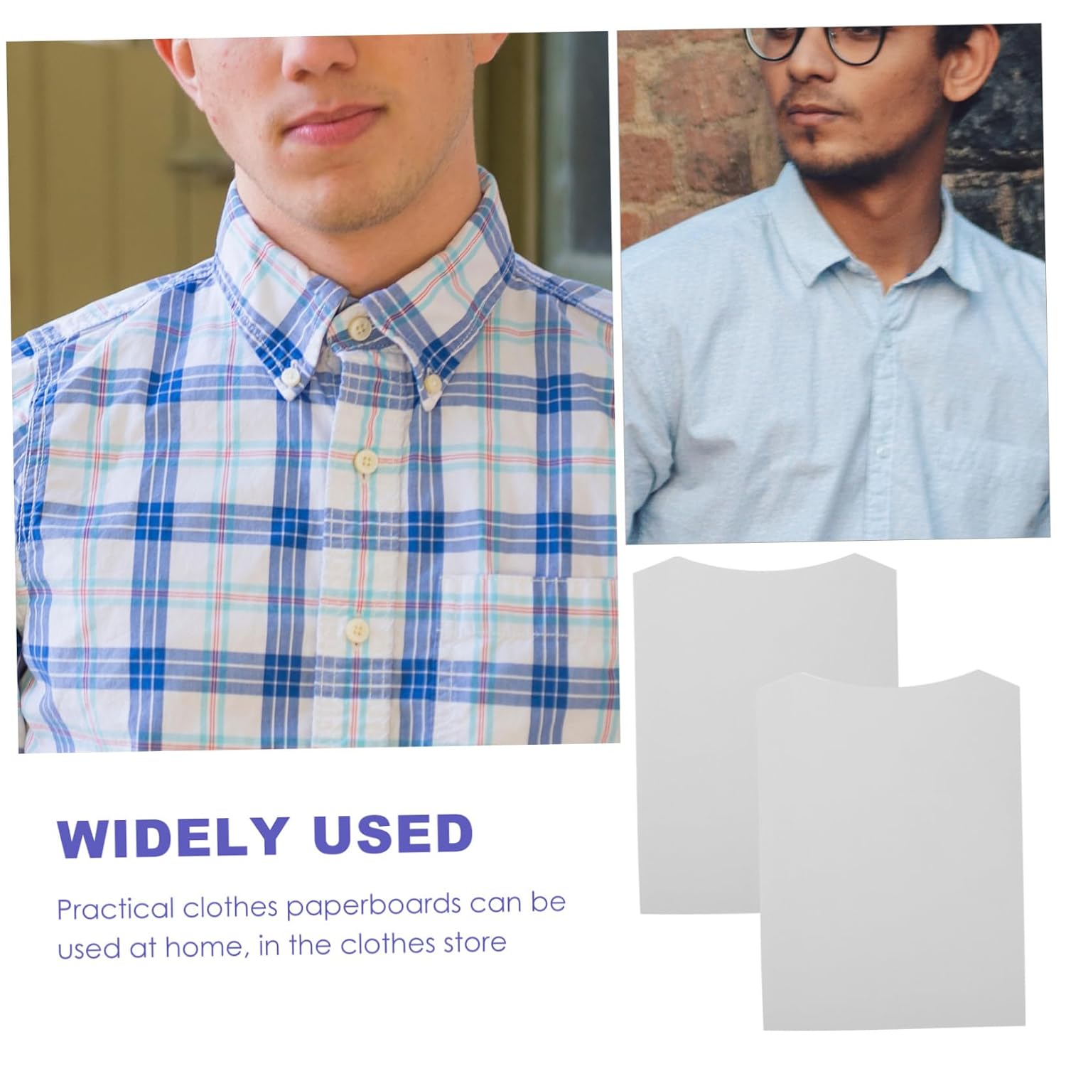 10pcs Shirt Cardboard T-Shirt Form Cardboard Form Lining for Garment Lining Fold Clothes