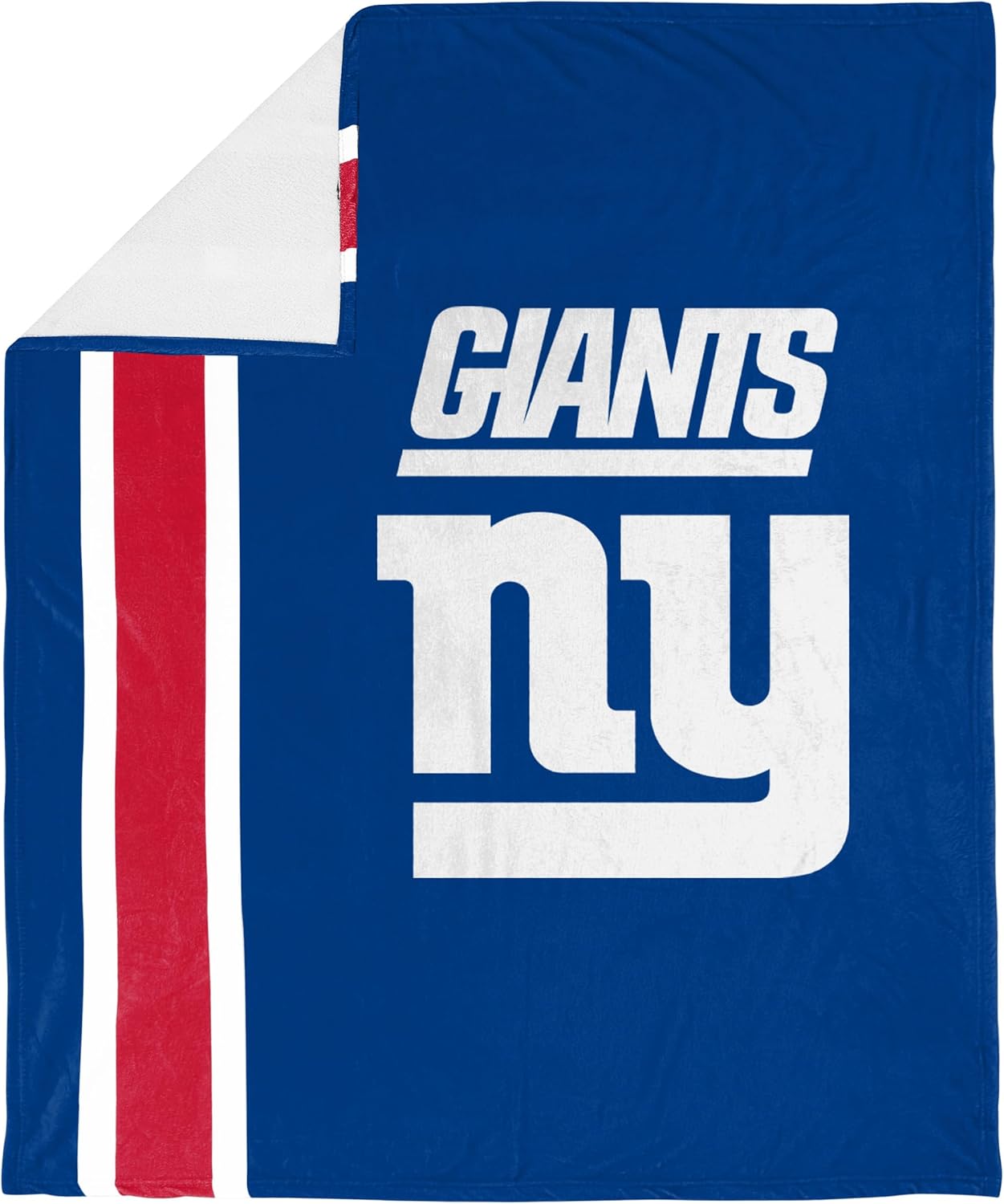 FOCO NFL Plush Soft Micro Raschel Throw Blanket, 50 x 60 New York Giants