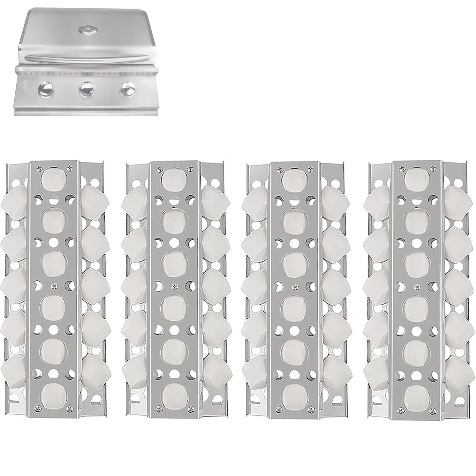 Briquette Tray Grill Replacement Parts for Summerset Sizzler 26 32 Pro SunFire 26" SunFire 32", Briquette Tray Grill Parts for RCS Premier Series RJC26A RJC32AL RJC32A RJC40AL RJC40A