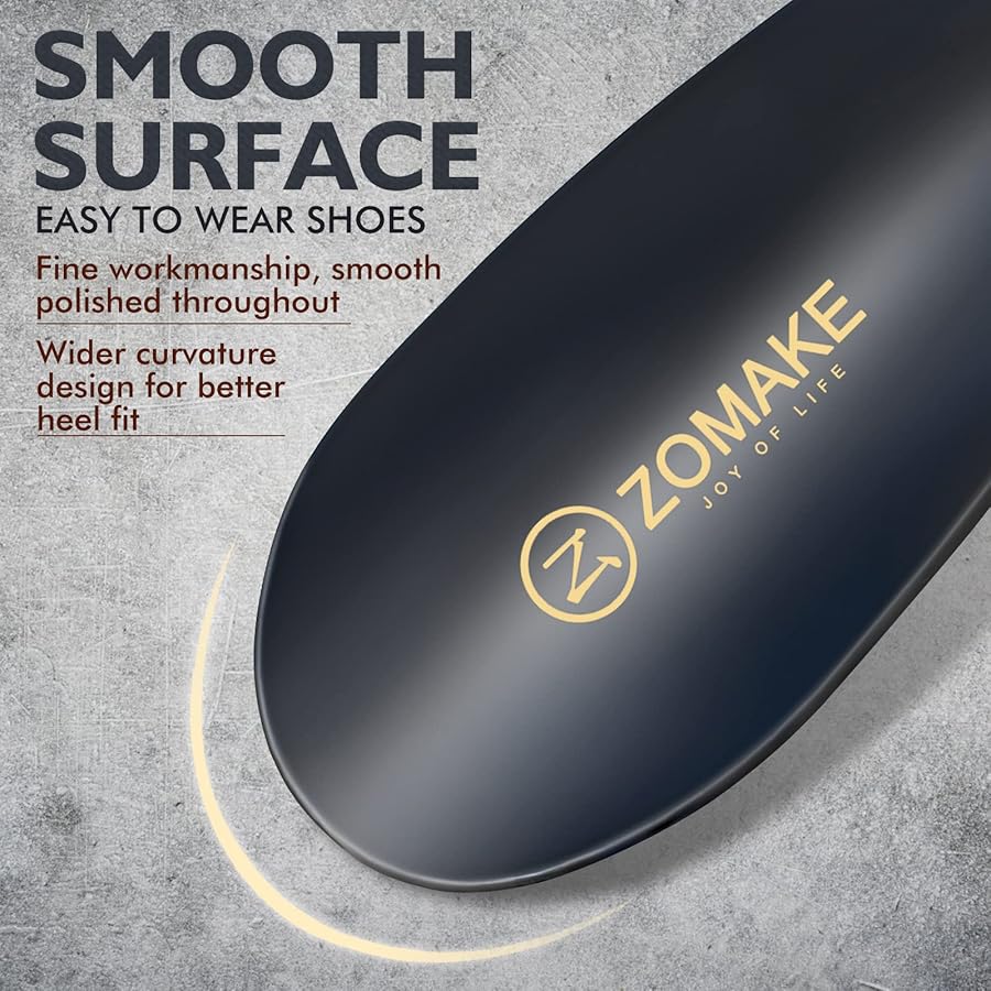 Antique Shoe Horn ZOMAKE Extra Long Metal Shoe Horn 72 CM Large