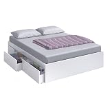 HOGAR24 ES Cama con 4 cajones para somier 150 x...