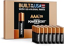 Duracell Coppertop AAA Alkaline Batteries with POWER BOOST Ingredients, 28 Count Pack of 1, Long-Lasting Alkaline in Re-closable Pack for Quick Access and Organized Storage
