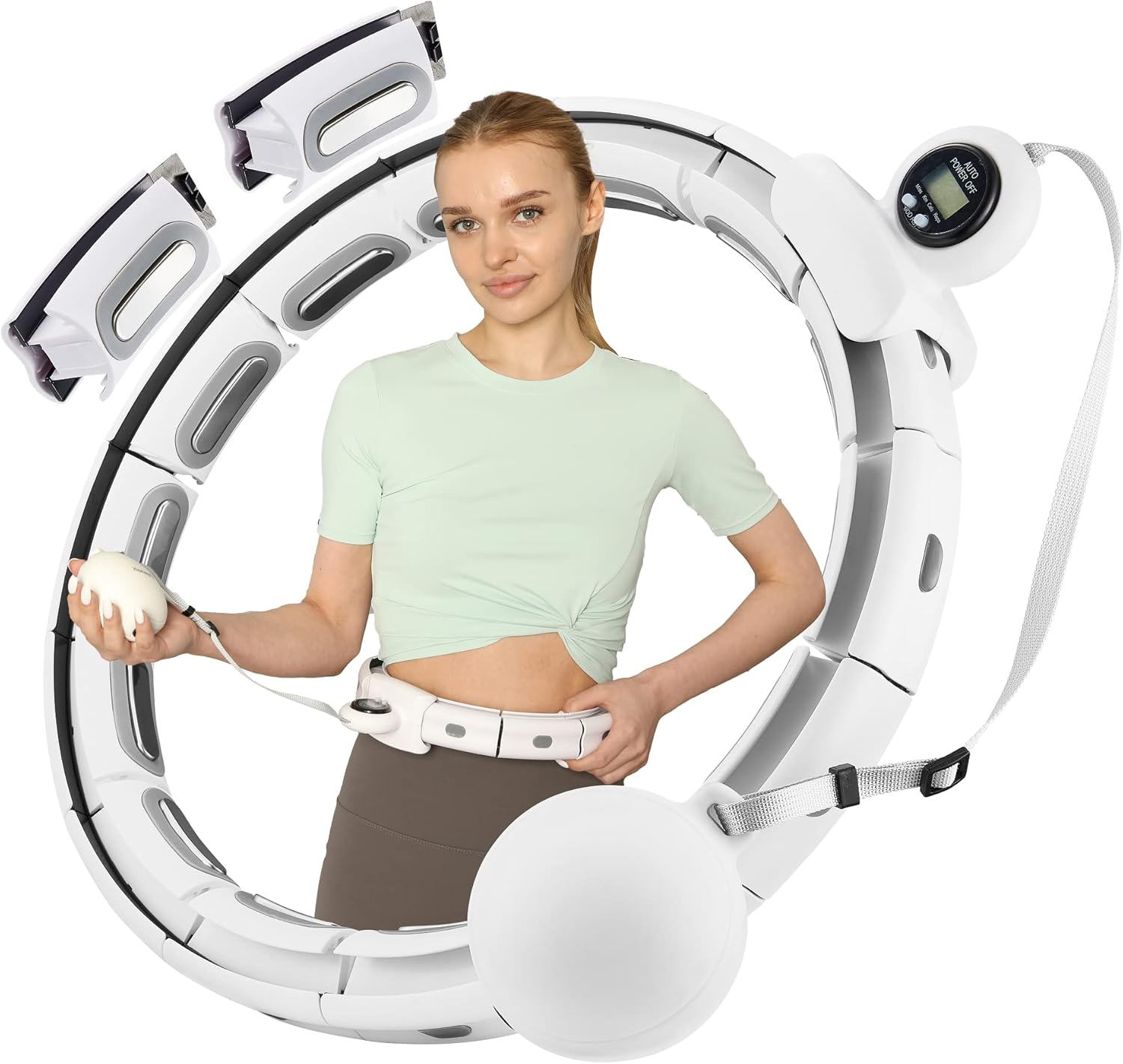 Smart Weighted Hula Hoop for Exercise Weighted Infinity Hoop for Abs