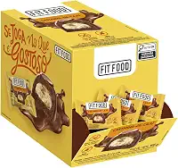 Fit Food Display Bombom de Chocolate ao Leite com Recheio Castanha de Caju - 14 Unidades de 14g