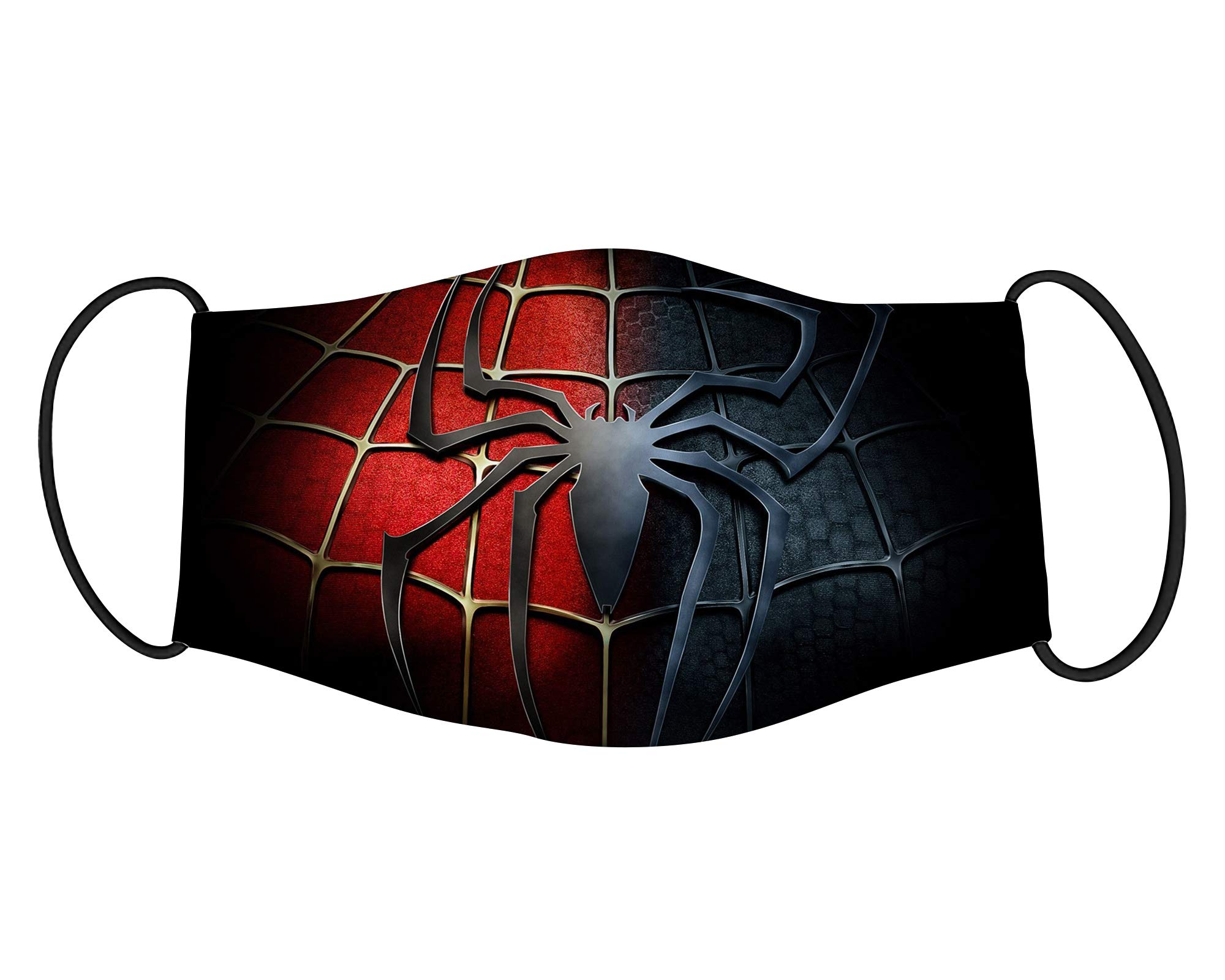 Vista Cotton Reusable Washable Spider Man Printed Mask for Adults (20x13cm)