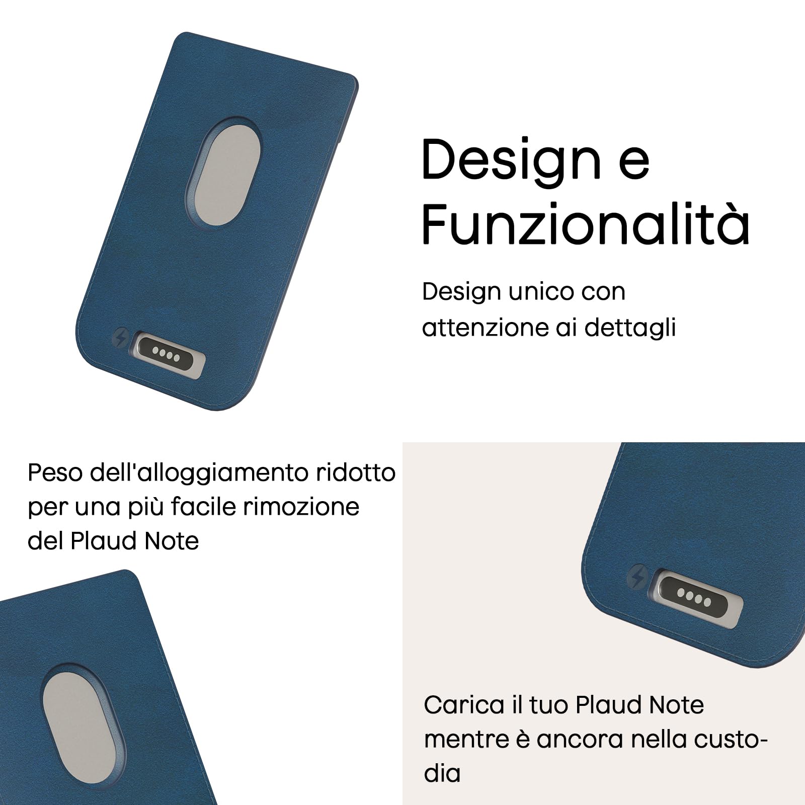 Plaud Note Registratore Vocale AI Professionale con 2 Custodie Magnetiche