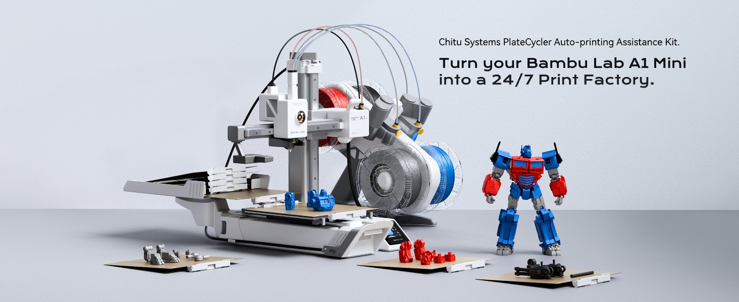 Chitu Systems PlateCycler C1M for Bambu Lab A1 Mini 3D Printer