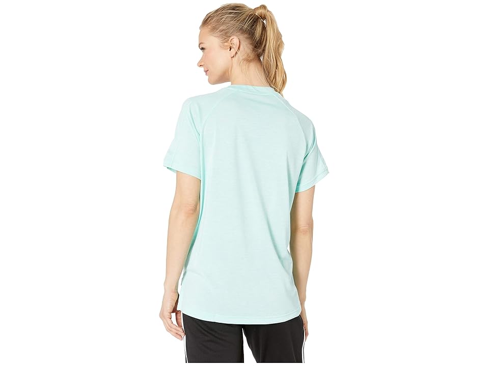 

adidas Sport 2 Street Prize T-Shirt (Clear Mint) Women's Workout, Blue