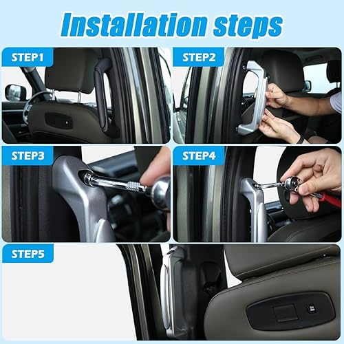 Miniatura 7 de YIWANG Piezas de repuesto de aleación de aluminio para interior de automóvil para Land Rover Defender 110 2020-2022 Accesorios