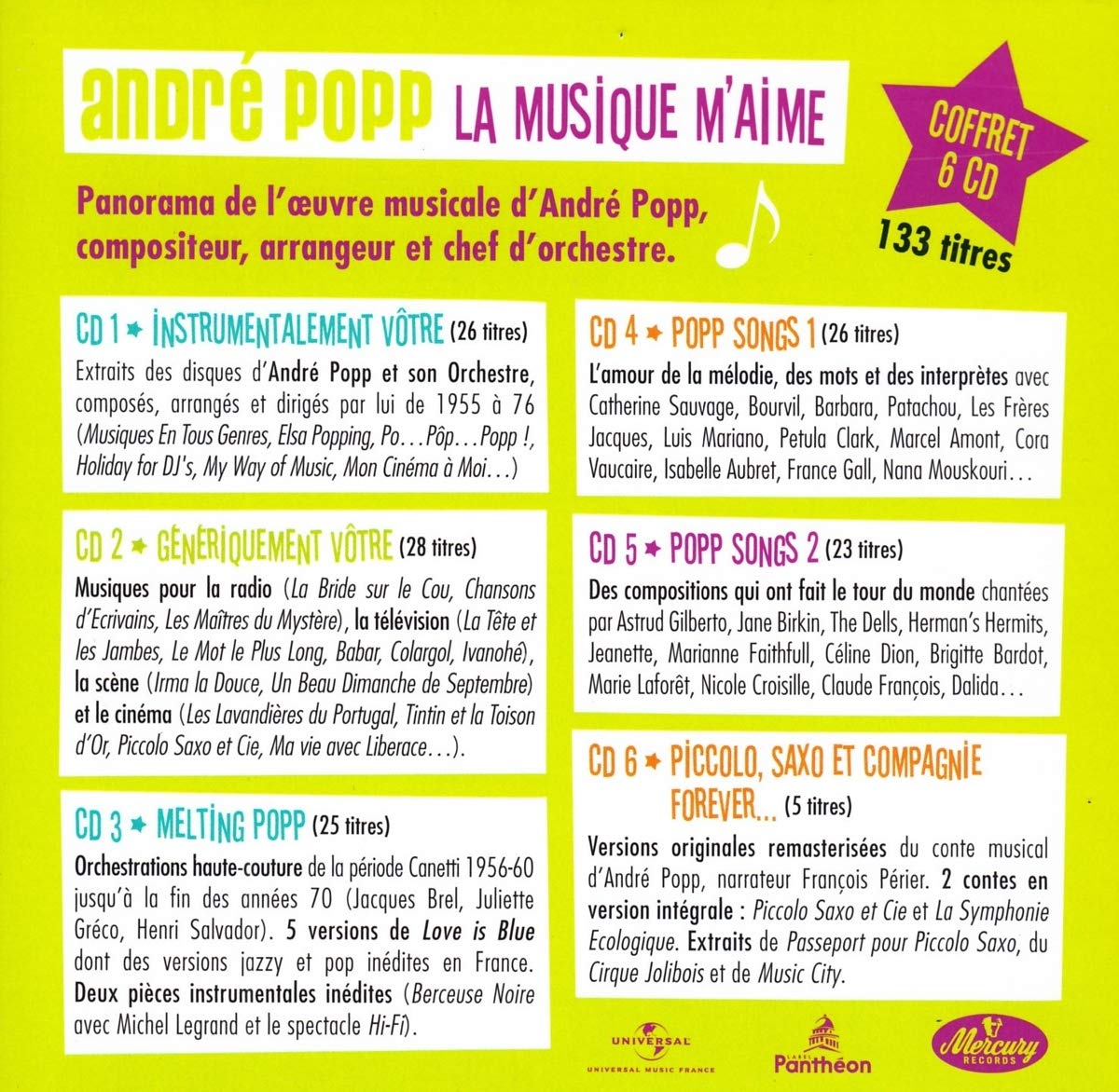 Andre Popp - Ma Musique M'aime