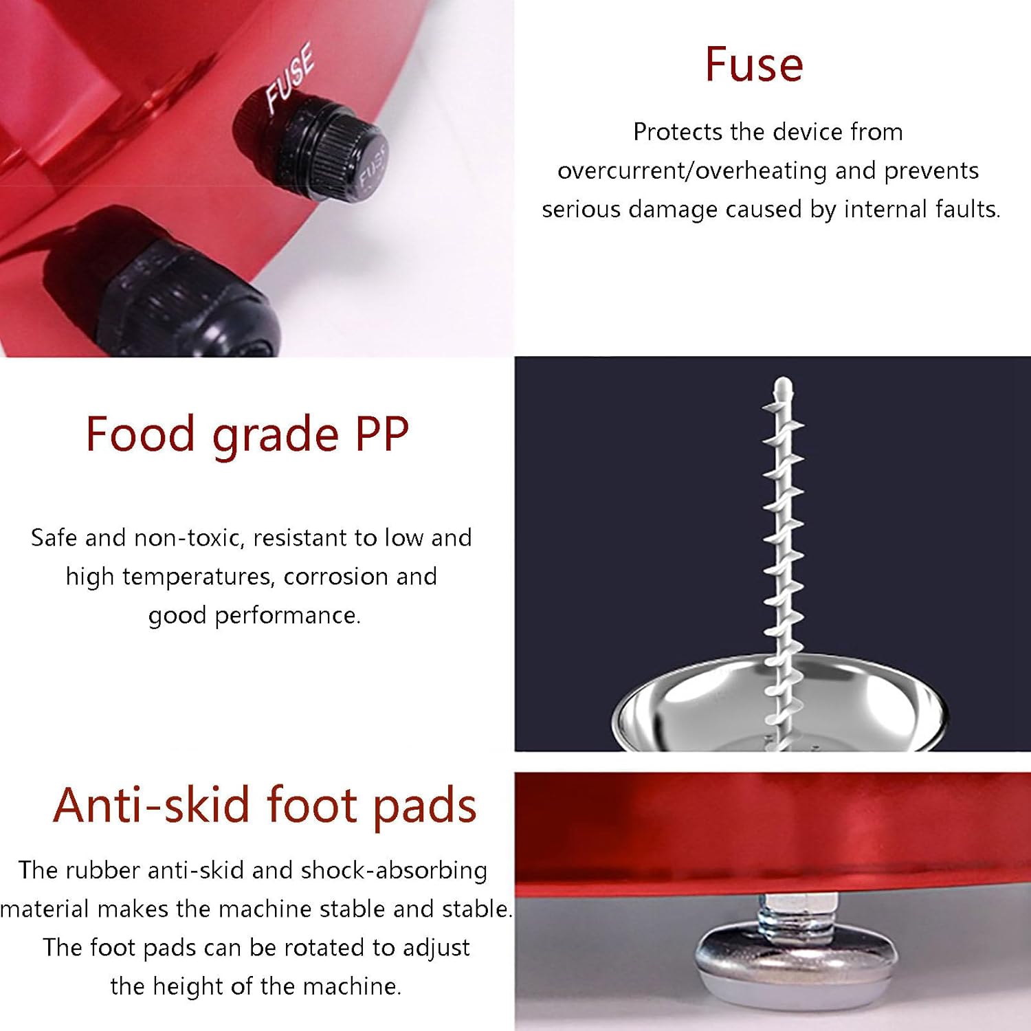 Chocolate Fountain Machine, Electric Chocolate Fondue Fountain Machine Cheese Fountain, Perfect for Nacho Cheese, Chocolate Sauce, Wedding, Party,5tiers-Red