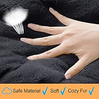 Vista 4 de Camas para Perros Almohadilla para Jaula para Perros Extra Pequeños Cama Ultra Suave para Jaula de Perro Lavable y Antideslizante Almohadilla