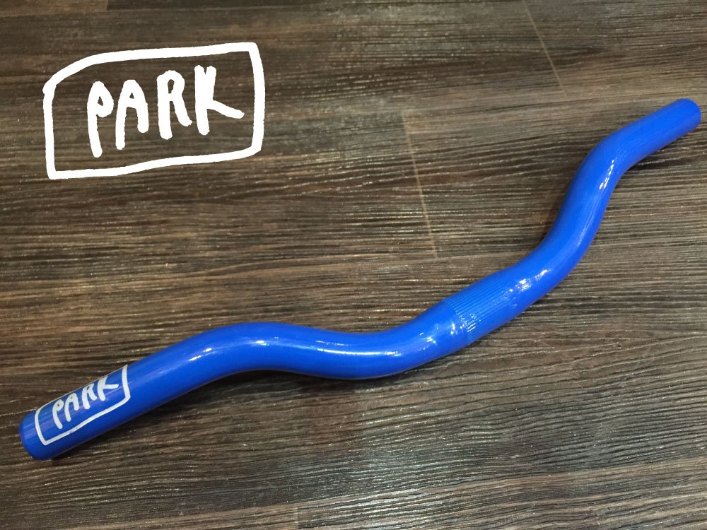 ショートハンドルセット　ピストバイク Amazon | 【PARK】ショートライザーハンドル/ブルー[自転車