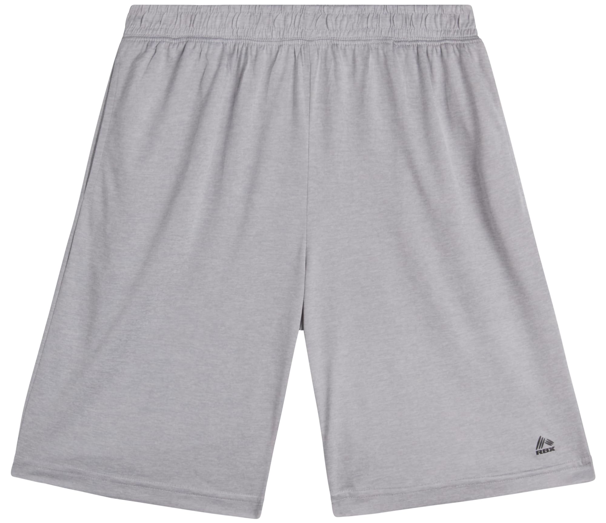 RBX Lot de 4 shorts de sport pour garçons en maille polaire pour la course, la gym, le basket-ball et le sport (tailles : 8 à 16)