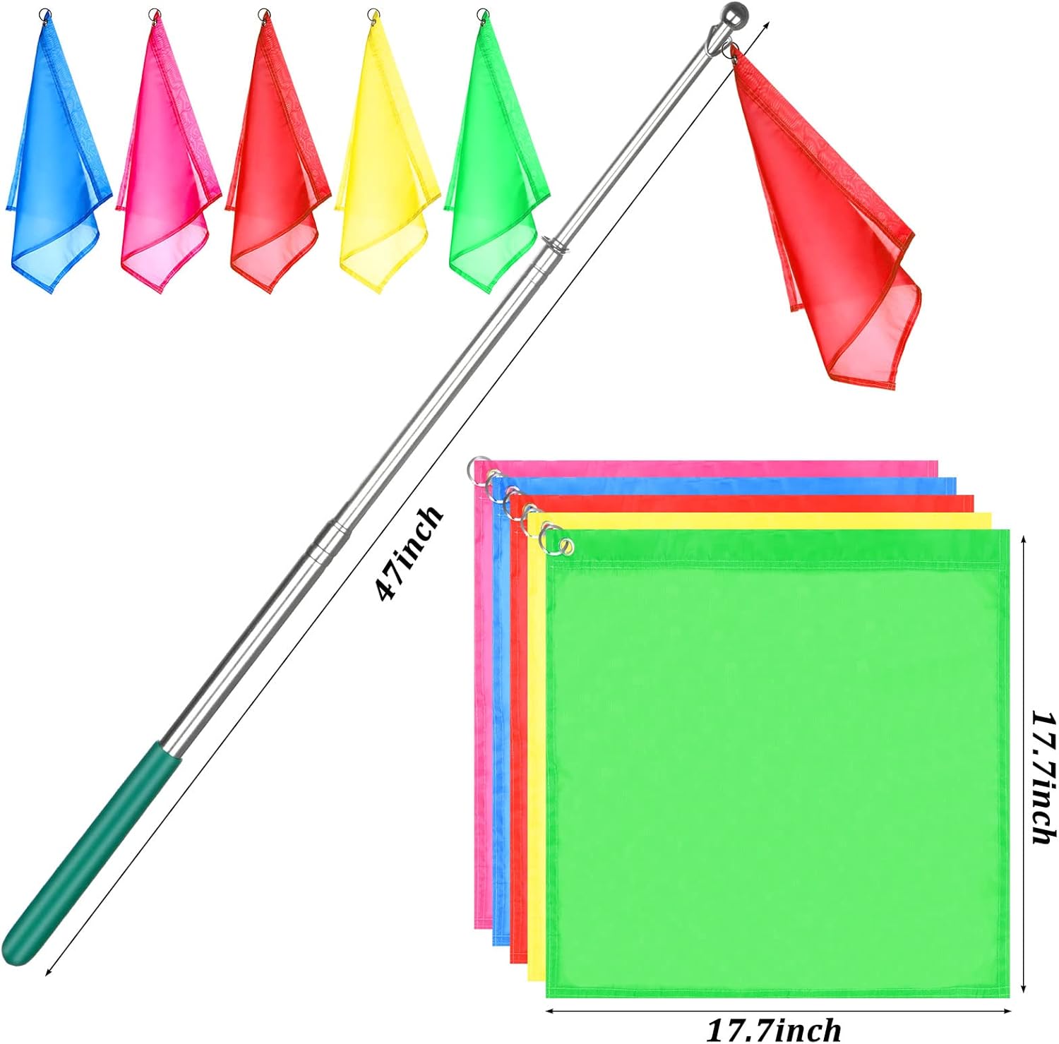 10Pcs Horse Training Flag Equestrian Training Flags Equestrian Training Equipment Equestrian Nylon Flags With Flagpole Training Flag Horsemanship Flag Horse Lunging Training Stick : Sports & Outdoors