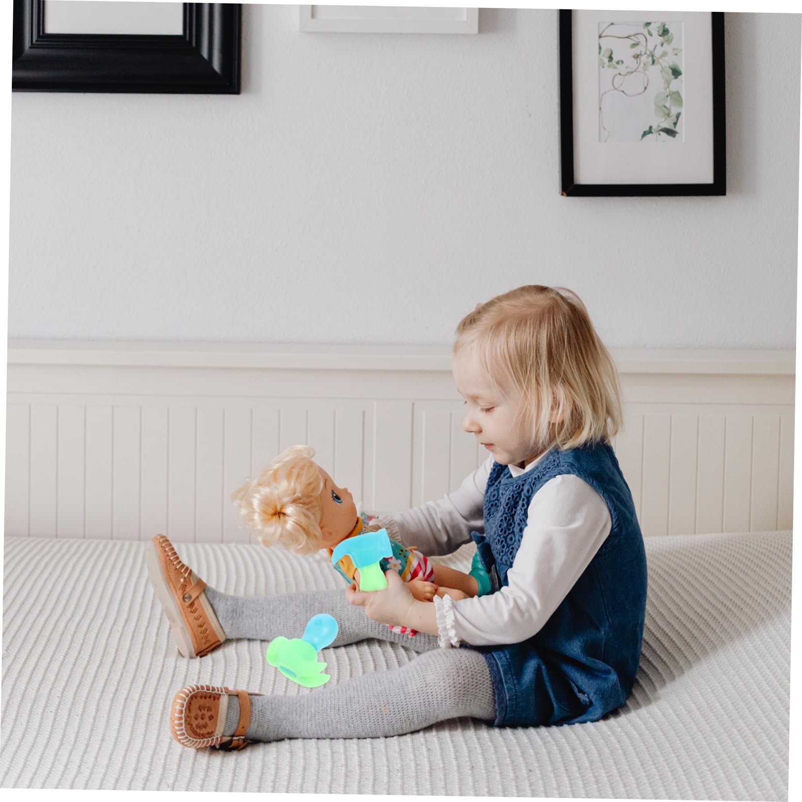 CIYODO Pcs Gravity Hammer Toy Set Boys and Girls Luminous Radish Mallet Relief Tool Fun Interactive Safe Material