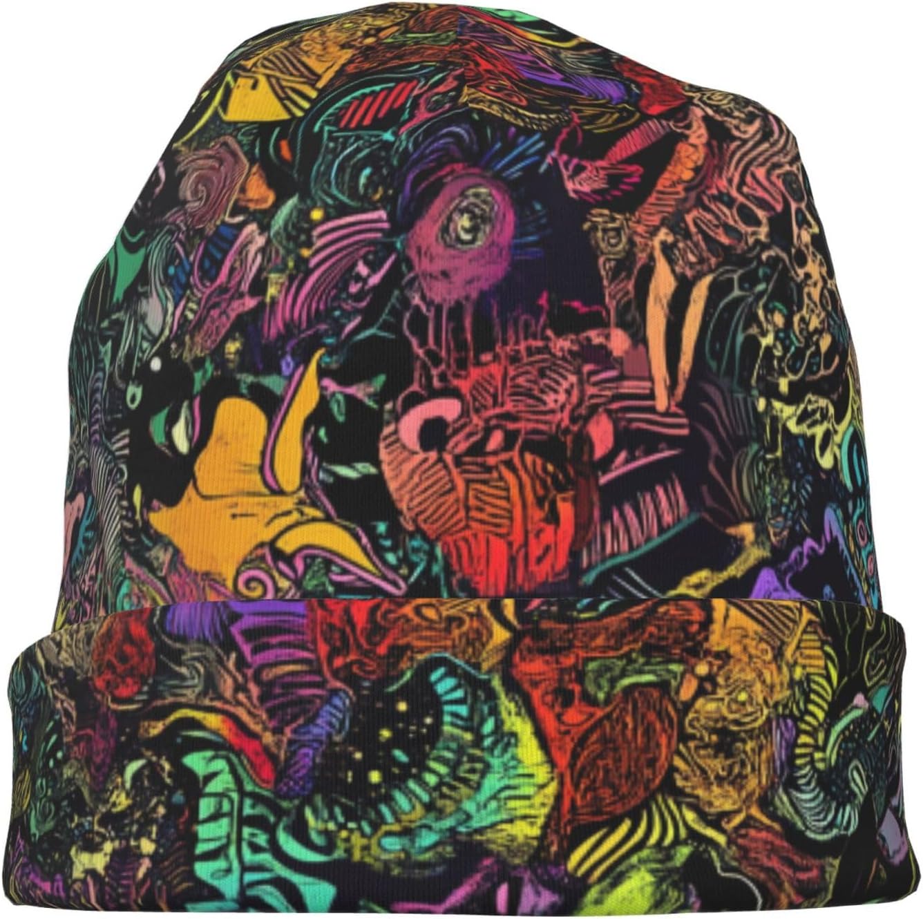 Beanie Hat for Men Women Slouchy Beanie Skull Sleep Cap Soft Lightweight Chemo Hat Stretch Cancer Headwear