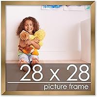 Vista 60 de Poster Palooza Marco de madera de bronce dorado de 26 x 34 pulgadas, acrílico UV, respaldo de tablero de espuma y accesorios para colgar incluidos