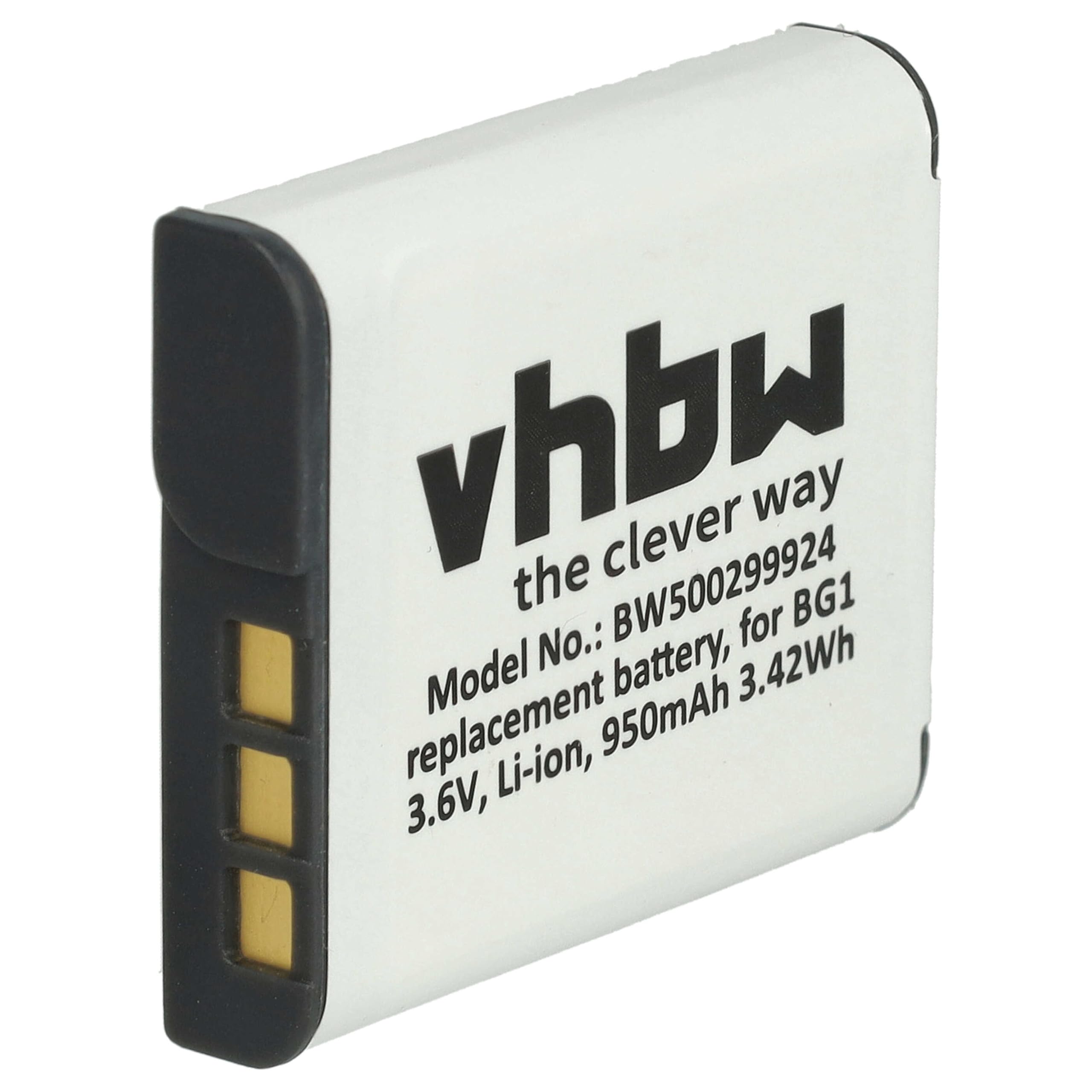 Vhbw Batteria Sostitutiva Ad Alta Capacità 950mAh Per Sony Cybershot DSC-HX5V/DSC-HX5 - Li-Ion