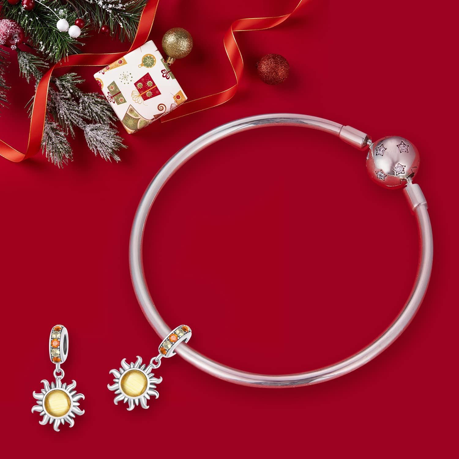 VOROCO Coffee Moon Star Dream Catcher Charms for Bracelet 925 Sterling Silver Dangle & Beads Charm for Charm Bracelet and Necklace DIY Charm Jewelry Gifts for Women - Image 3