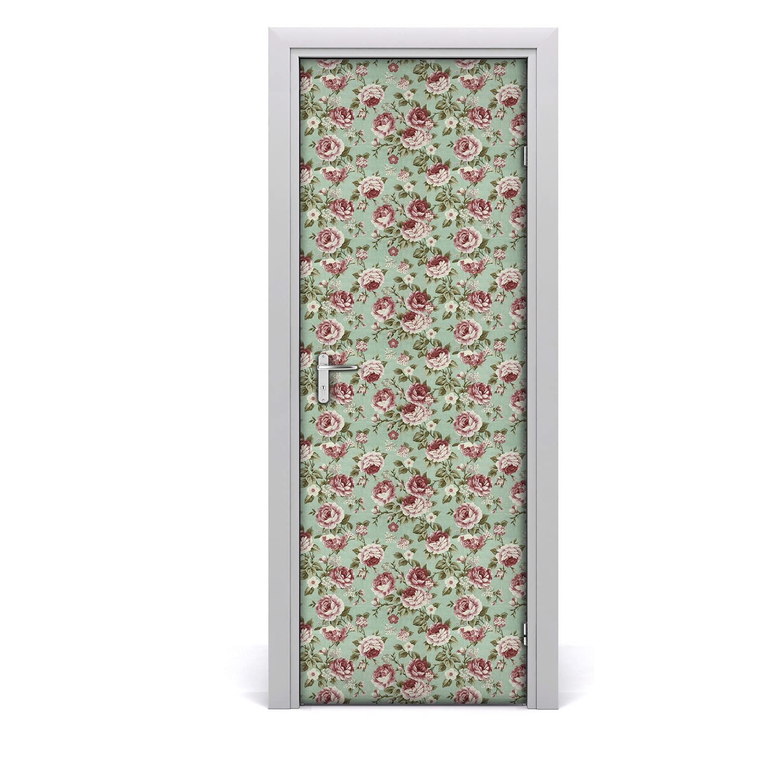 Autocollant de porte pour masquer les rayures papier peint mural 85x200cm