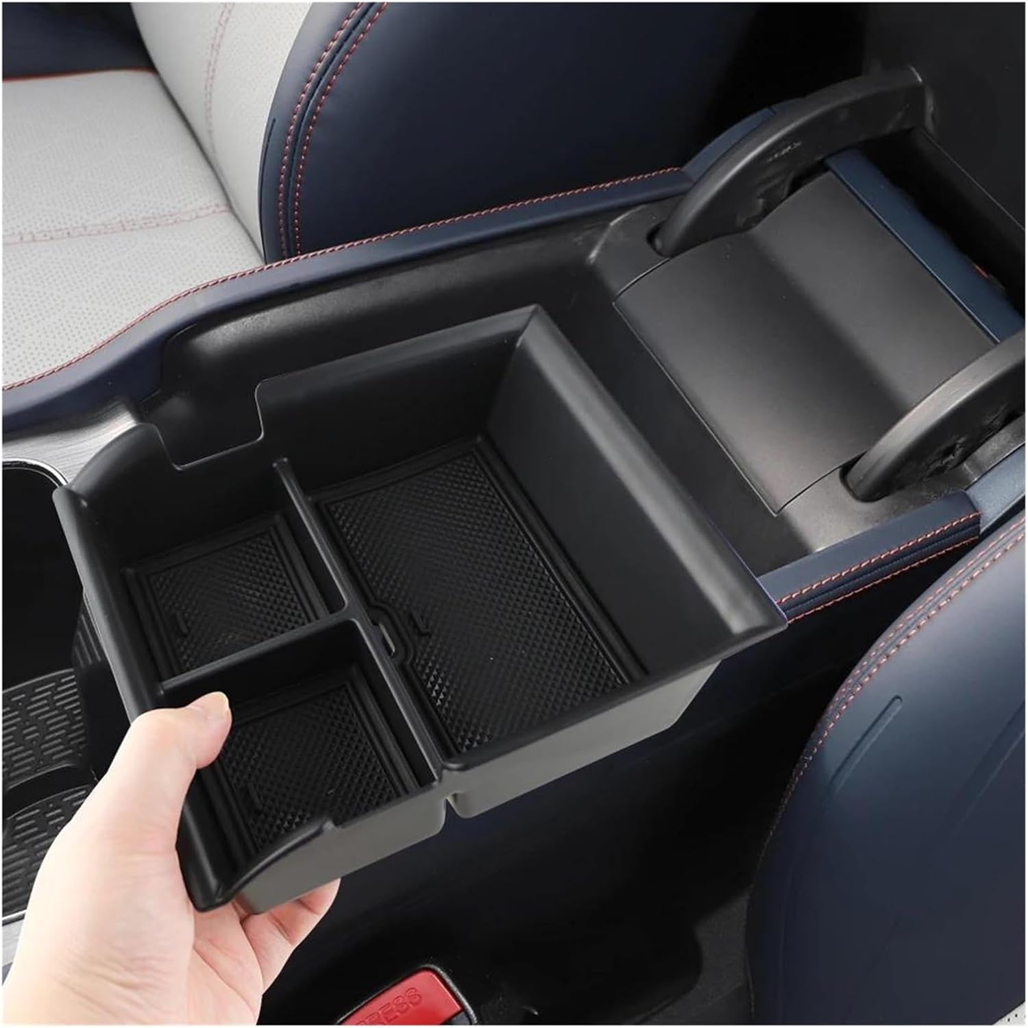 for BYD for Atto3 for Atto 3 2022 2023 Organizer Container Accessories Car Center Console Armrest Box Storage Tray Holder image 3