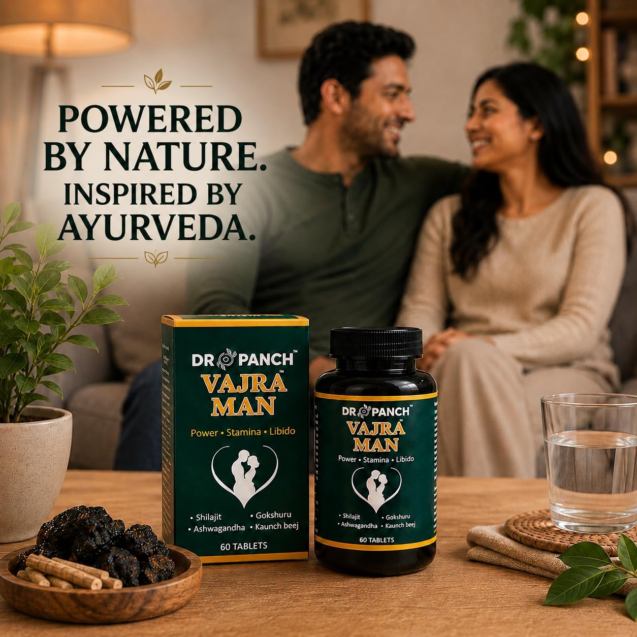 Vajraman 60 Tablets | Ayurvedic Power & Stamina Support Tablets for Men | Shilajit, Ashwagandha, Kaunch Beej, Gokshura | Strength, Vitality & Energy Formula — Amazon image 5