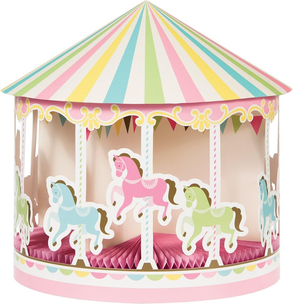 Creative Converting Giostra-Carousel Table Runner, Multi-Color, 30.4cm x 30.4cm, 8C329359