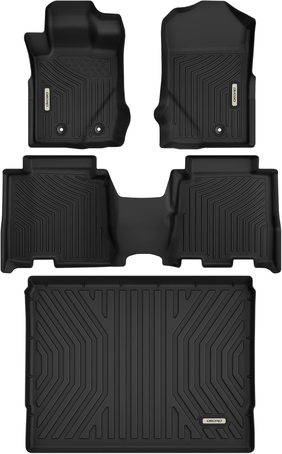 OEDRO Floor Mats Set for 20212023 Ford Bronco, Custom Fit