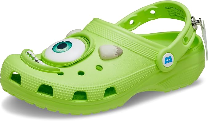 Crocs Unisex-Adult Disney Monsters, Inc. Mike Wazowski Classic Clogs, Multi, 10 Women/8 Men