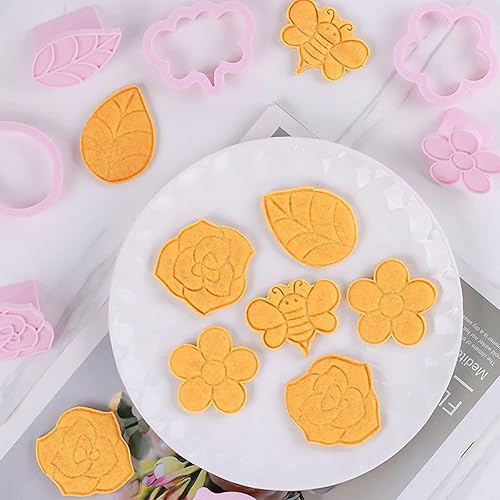 Miniatura 4 de Lindos moldes de silicona de dibujos animados, moldes de hojas de abeja, moldes de caramelo, moldes de azúcar glaseado, herramienta de hornear de